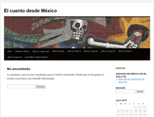 Tablet Screenshot of elcuentodesdemexico.com.mx